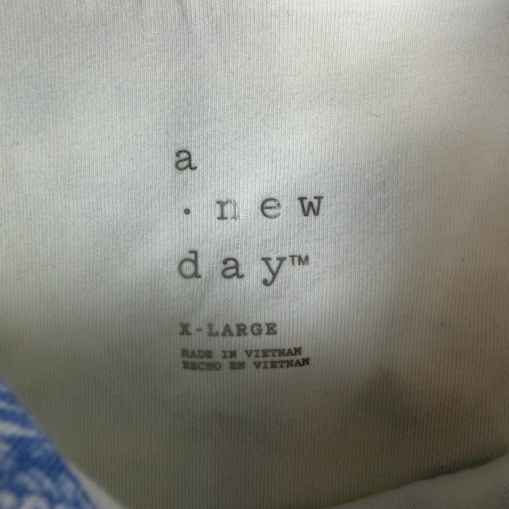 A New Day™ Women's Sculpt Square Tank Top - Blue Toile XL - Picture 9 of 12